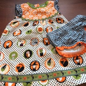 Matilda Jane Halloween Dress with Diaper Cover